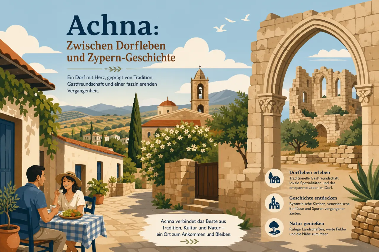 Achna: Tradition und Moderne im Herzen Zyperns