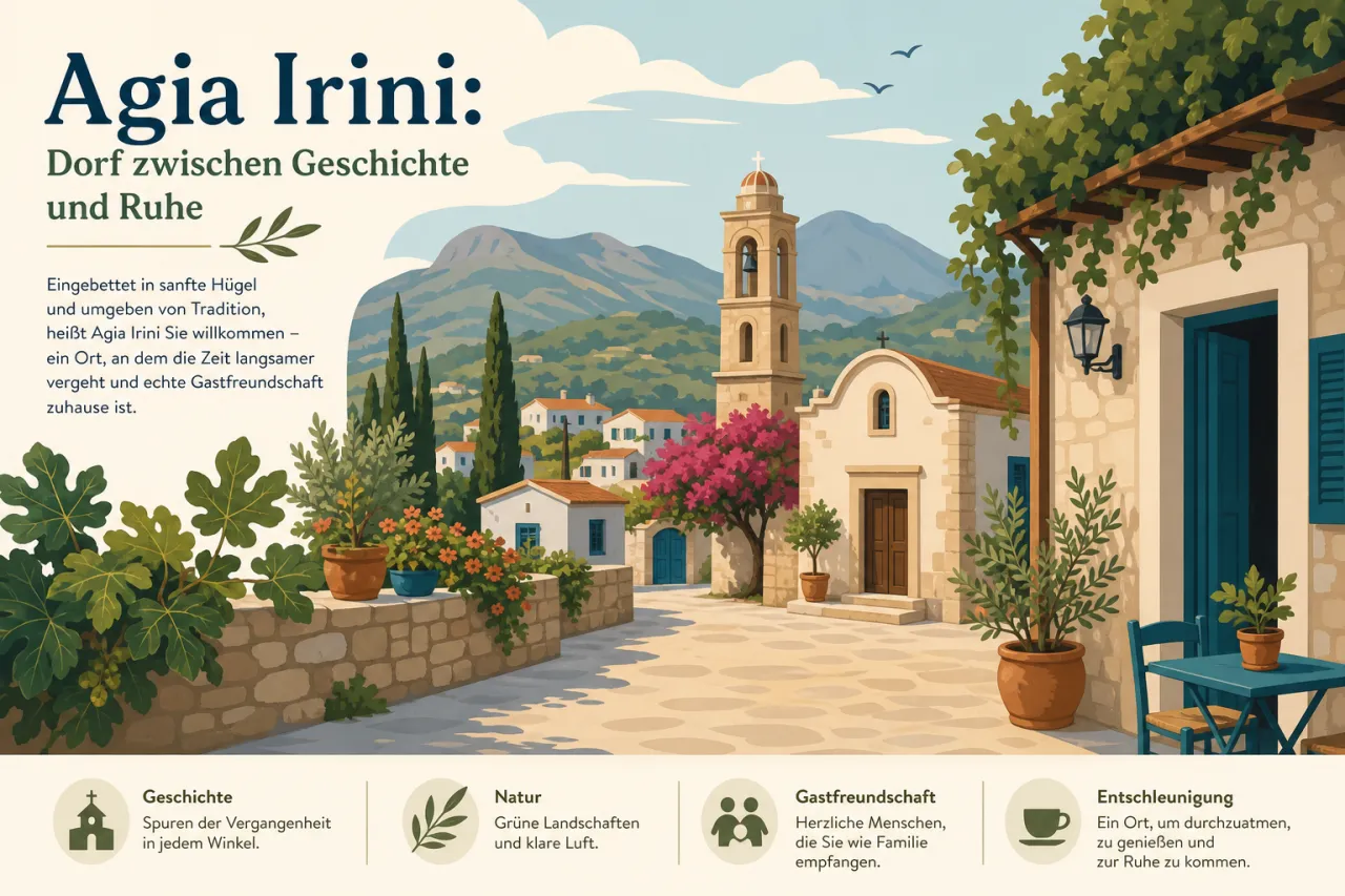 Agia Irini: Friedliches Dorf mit reicher Geschichte