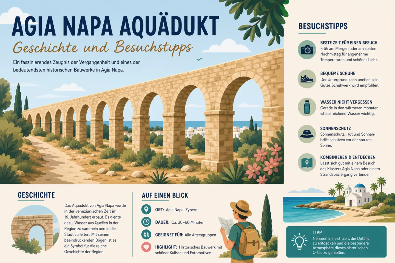 Agia Napa Aqueduct: Historisches Aquädukt in Ayia Napa bestaunen