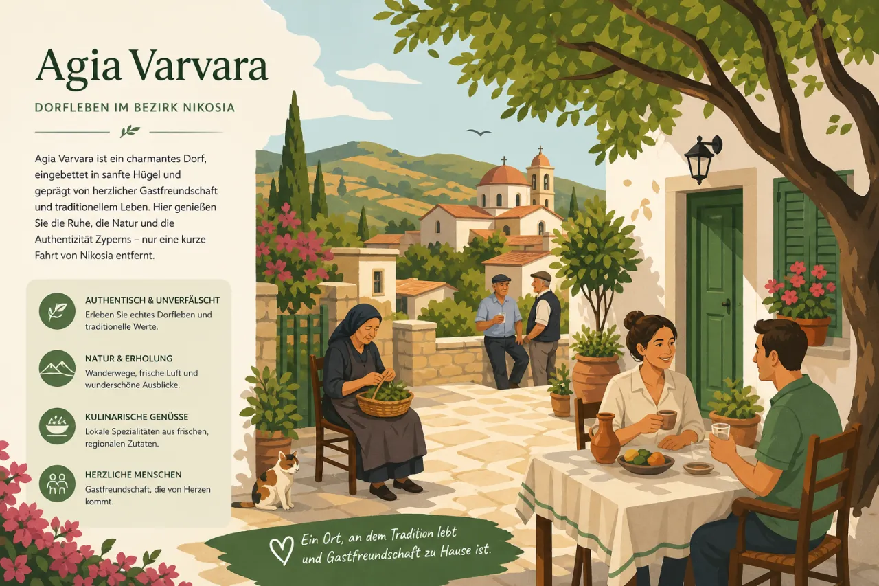 Agia Varvara: Authentisches zyprisches Dorfleben erleben
