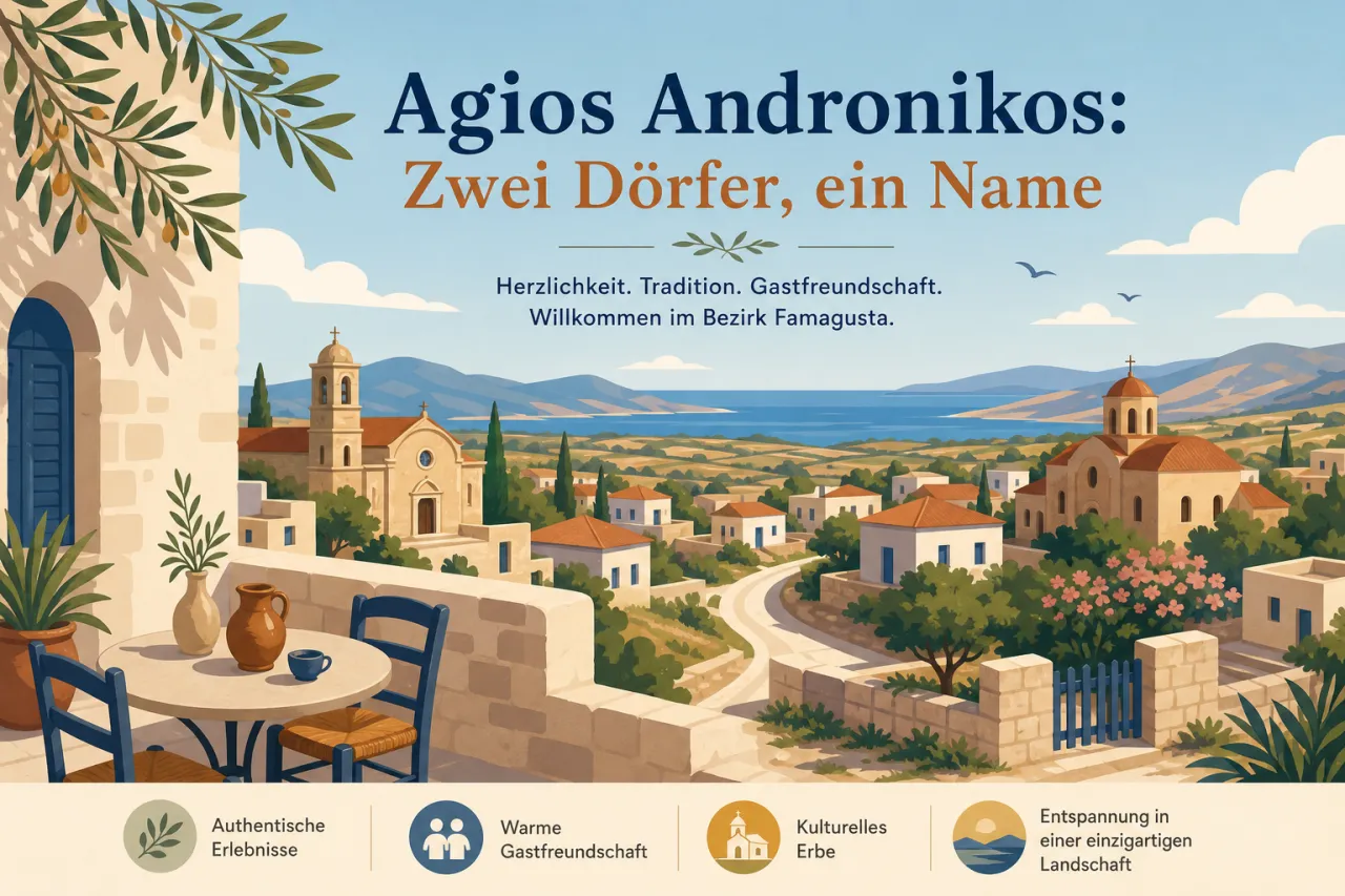 Agios Andronikos: Zwei Dörfer mit gleichem Namen, doppeltes Erlebnis