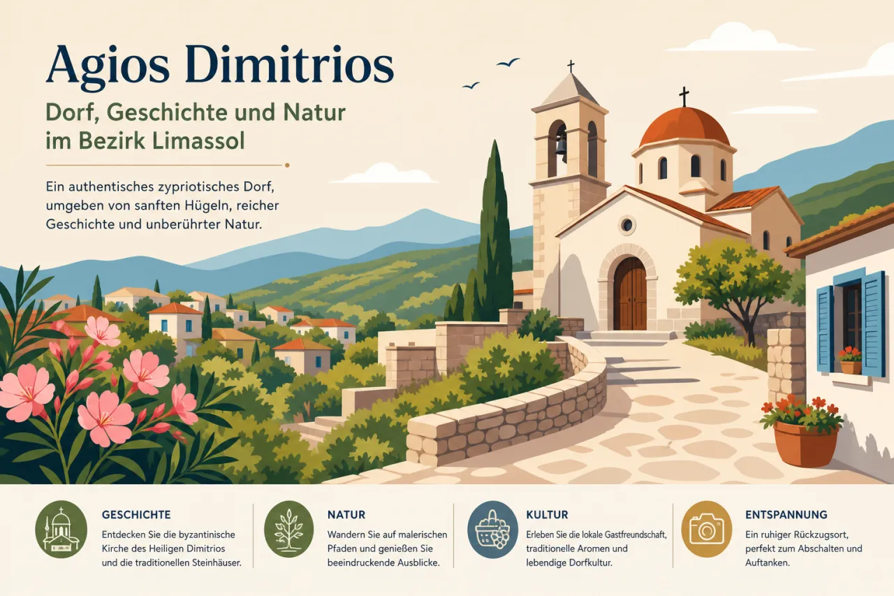 Agios Dimitrios: Ein charmantes Dorf mit malerischer Landschaft