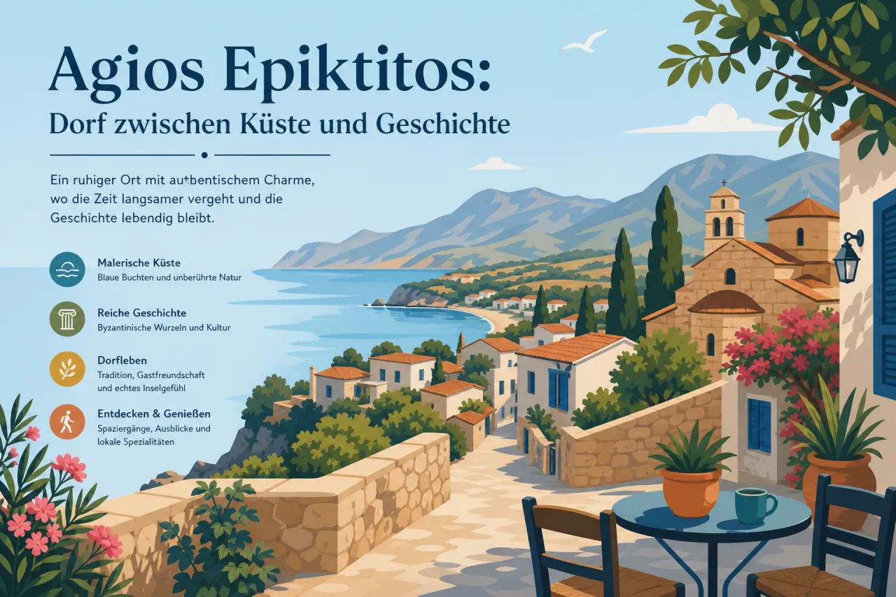 Agios Epiktitos: Ein idyllisches Dorf mit historischen Wurzeln