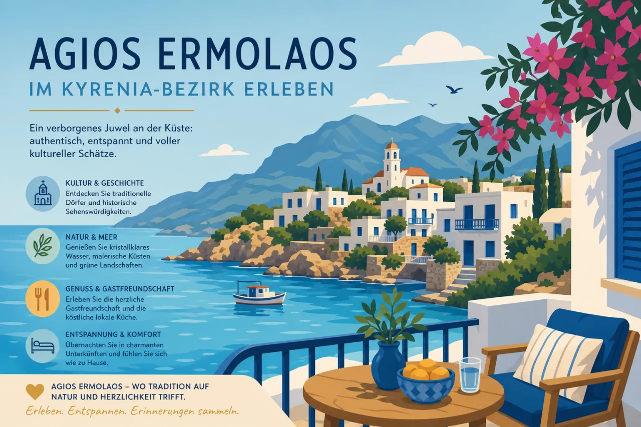 Agios Ermolaos: Authentisches Dorfleben und Gastfreundschaft