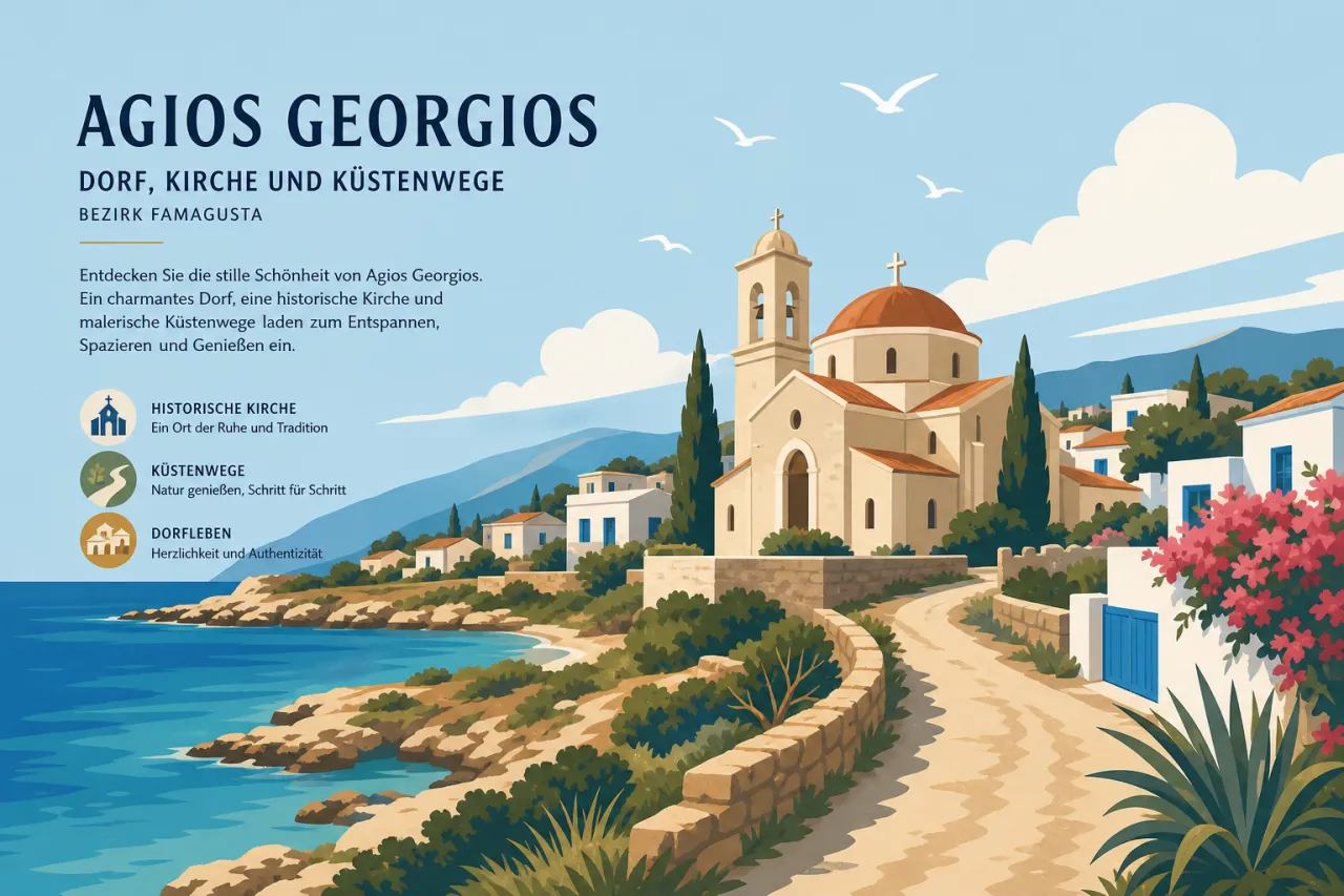Agios Georgios: Besuche das malerische Dorf und seine Kirche