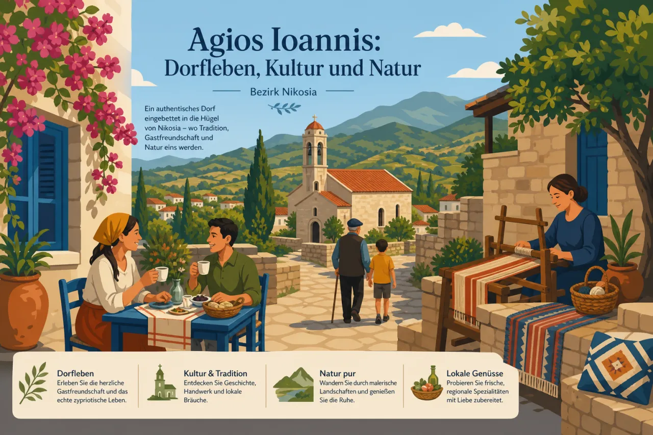 Agios Ioannis (Maloundas): Traditionelles Dorfleben und kulturelle Vielfalt