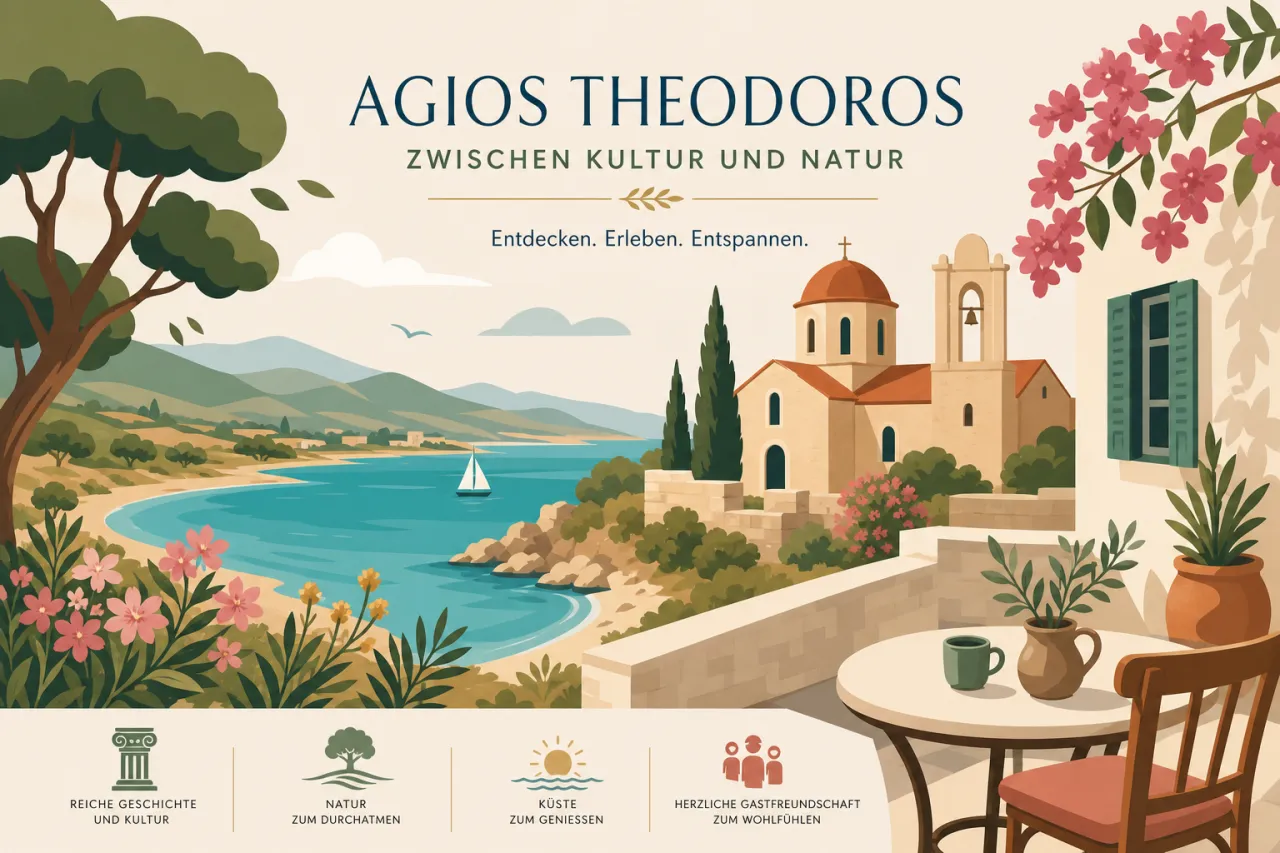 Agios Theodoros: Kulturelle Highlights und Naturerlebnisse