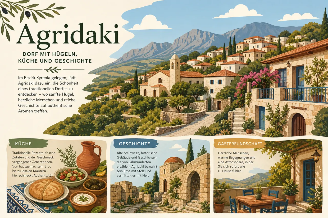 Agridaki: Ein charmantes Dorf mit malerischen Landschaften