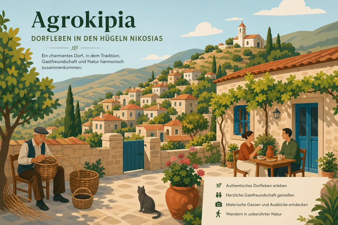 Agrokipia: Authentisches zyprisches Dorfleben erleben