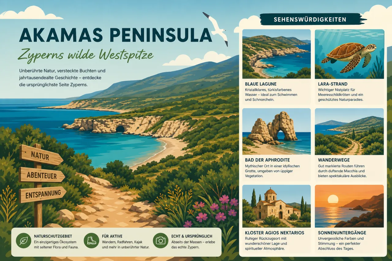 Akamas Peninsula National Park: Nationalpark und Naturwunder