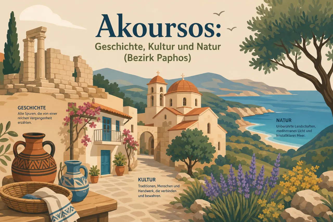 Akoursos: Kulturelle Schätze und historische Einblicke