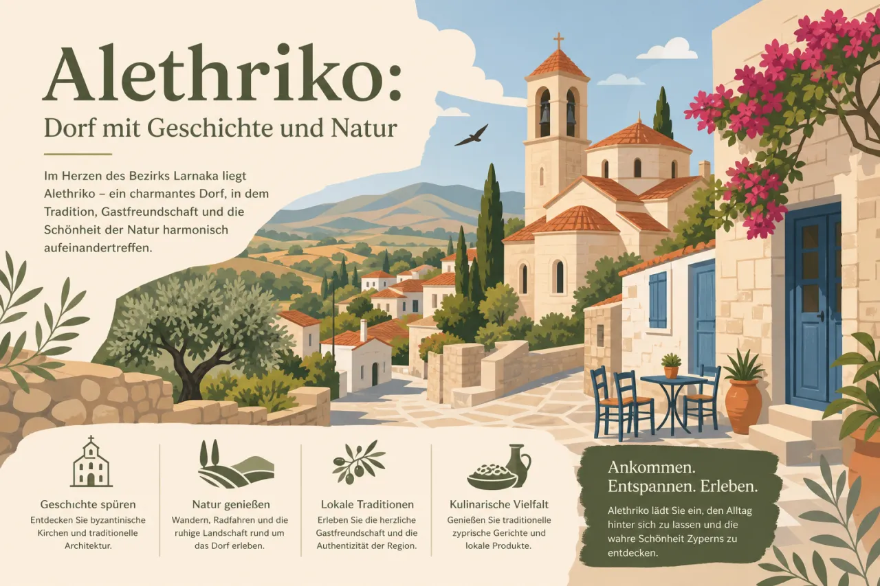 Alethriko: Ein malerisches Dorf mit reicher Geschichte