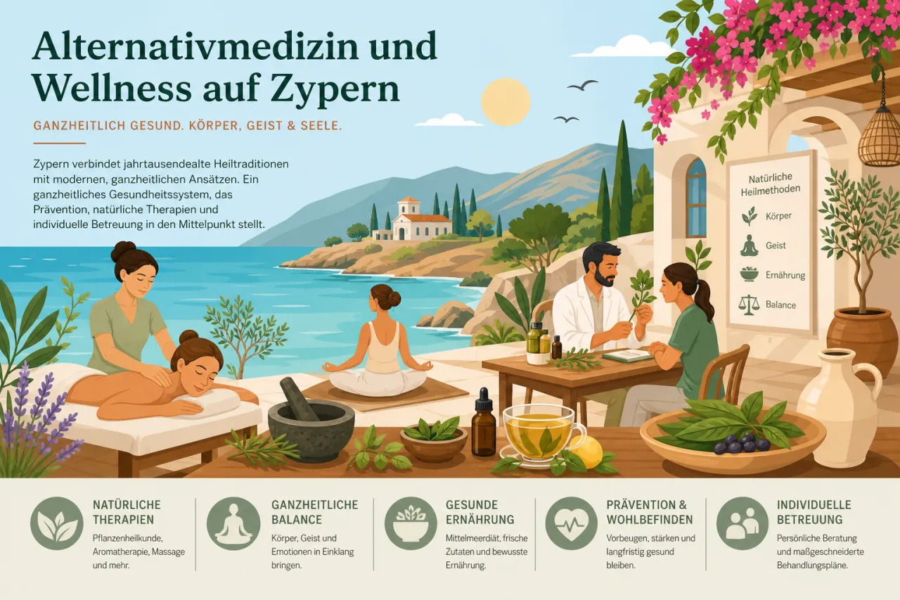 Alternativmedizin und Wellnessangebote in Zypern