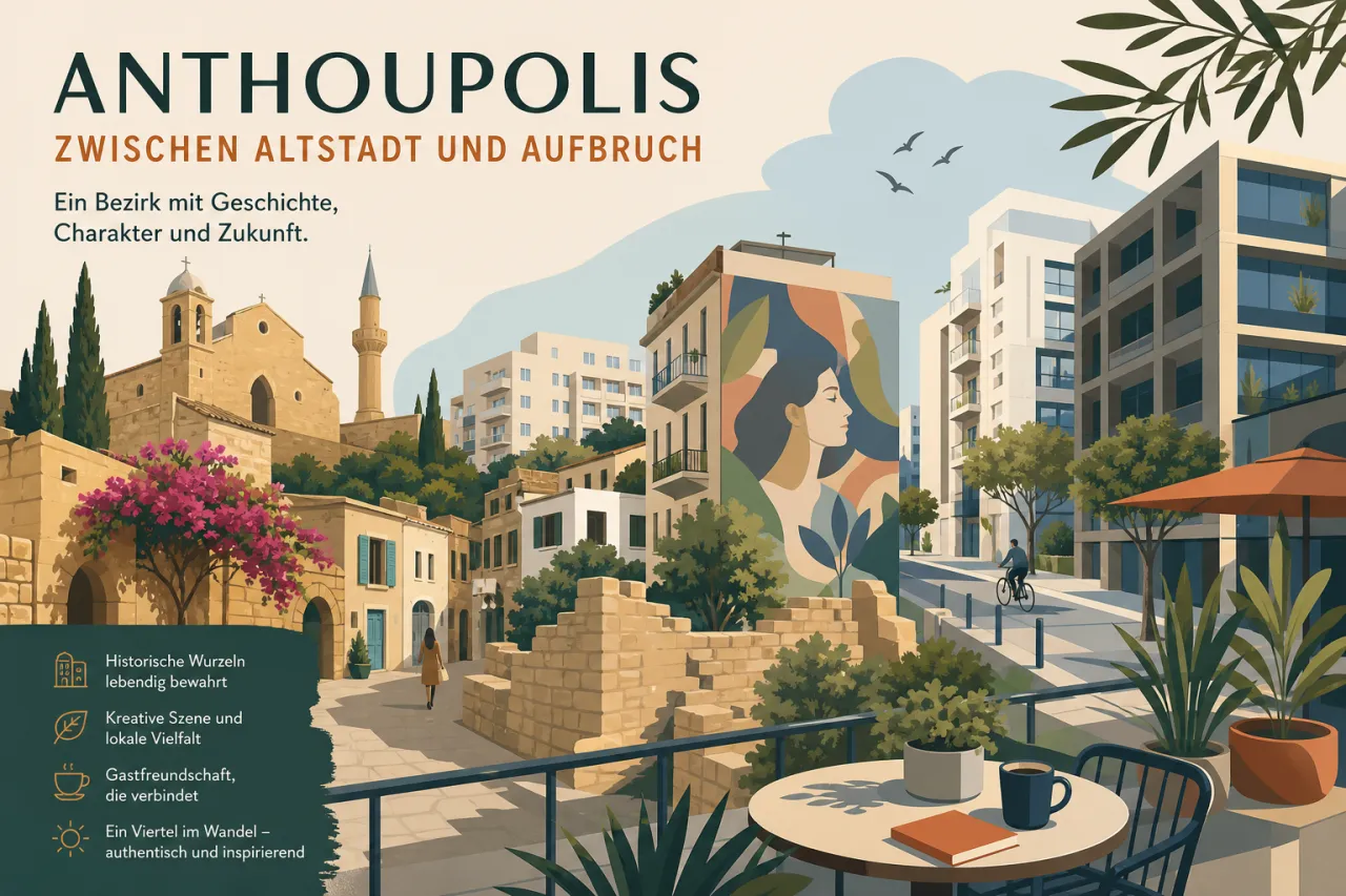 Anthoupolis: Moderne Entwicklungen und historische Wurzeln