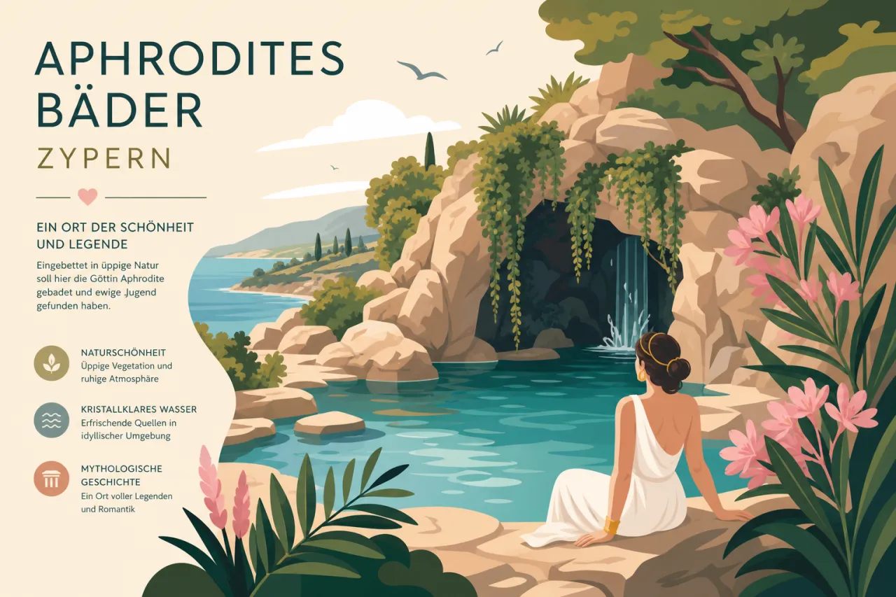 Aphrodite's Baths: Mythologische Stätten und malerische Umgebung