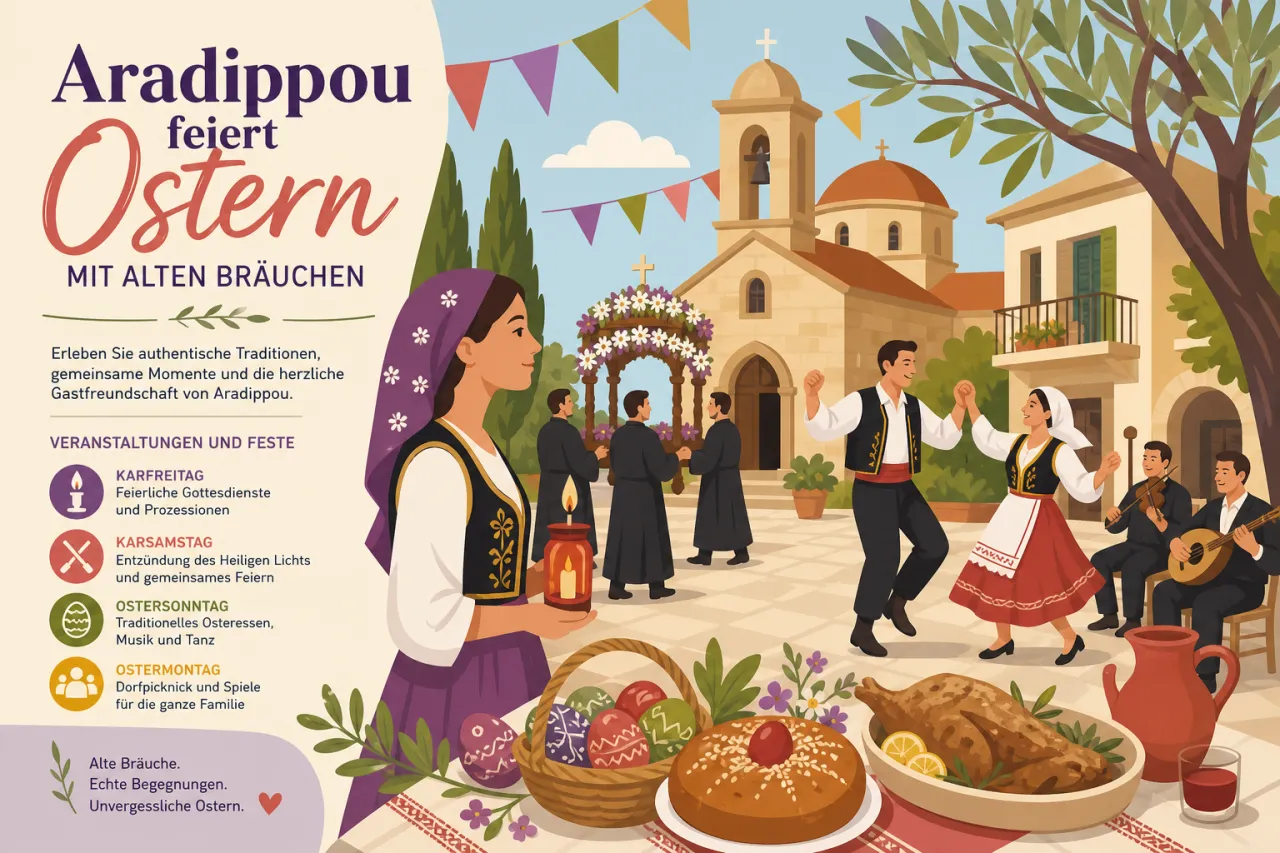 Aradippou feiert Ostern mit alten Bräuchen