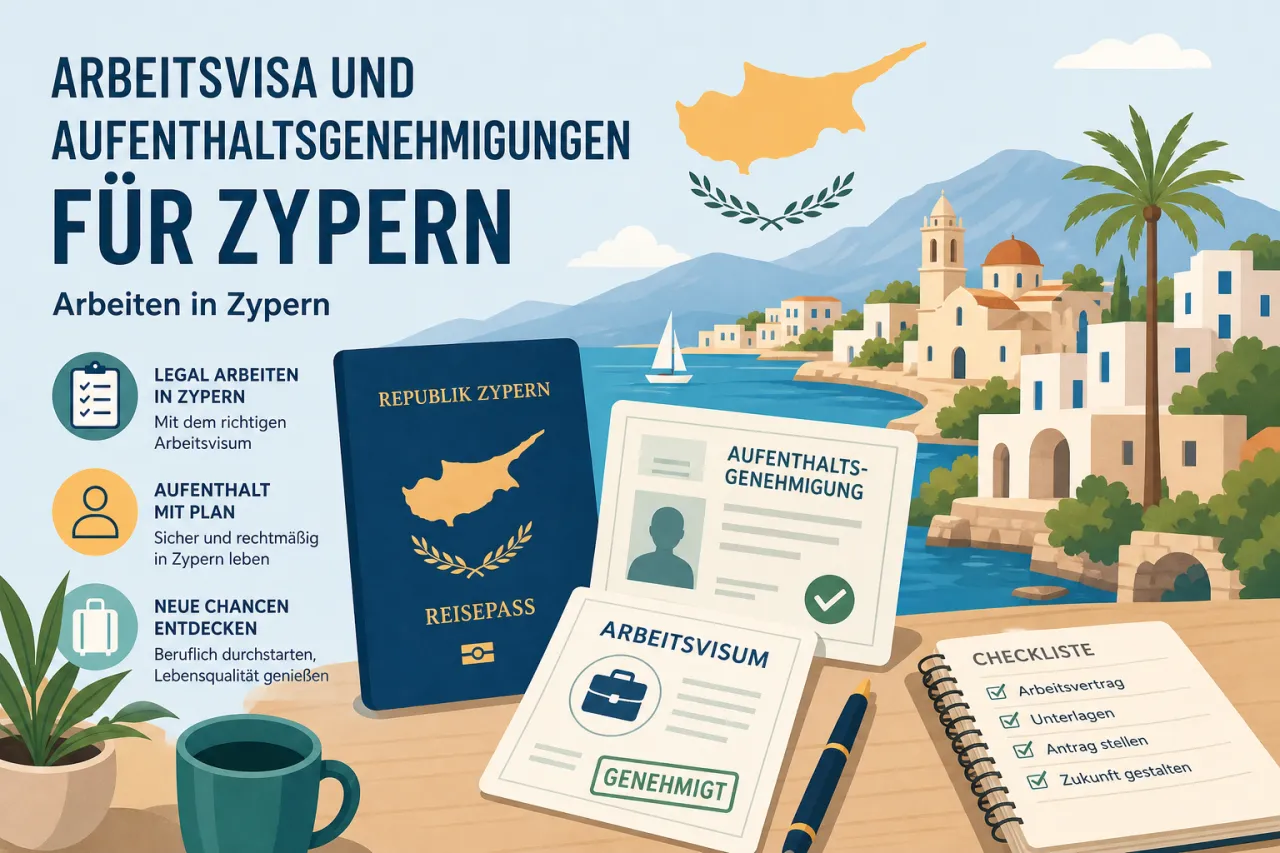 Arbeitsvisa und Aufenthaltsgenehmigungen für Zypern