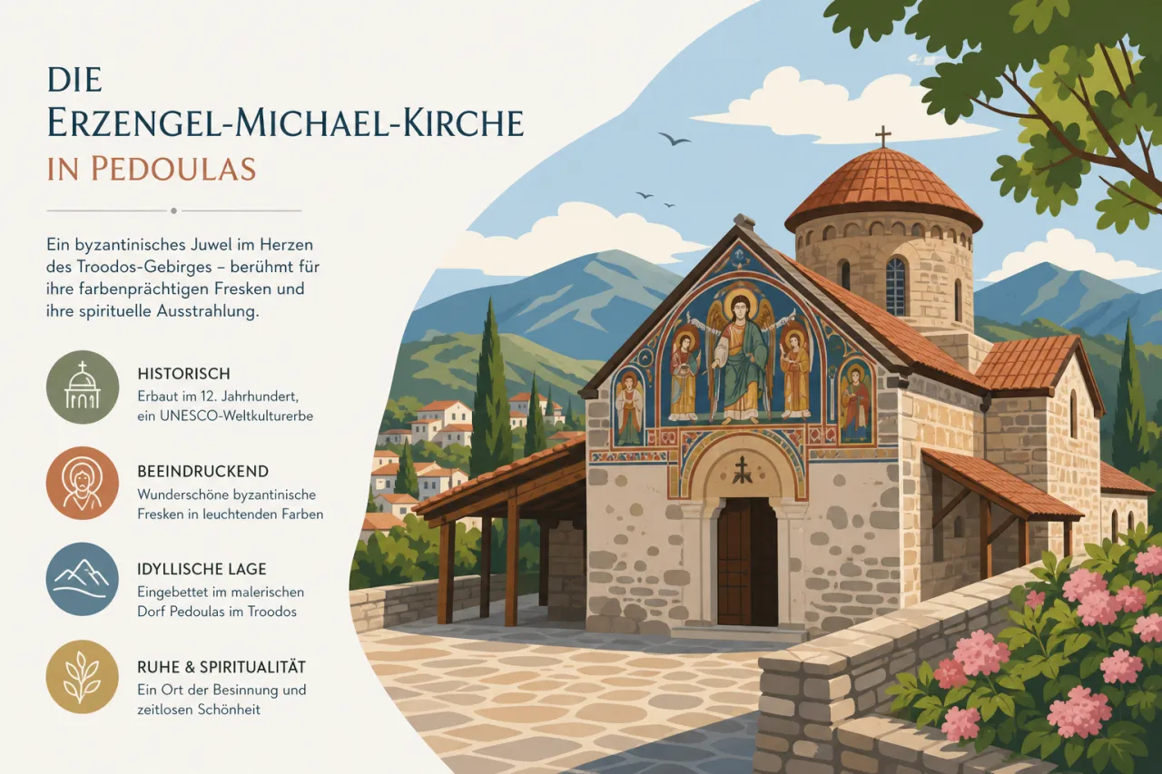 Archangel Michael Church in Pedoulas: Byzantinische Kirche mit beeindruckenden Fresken