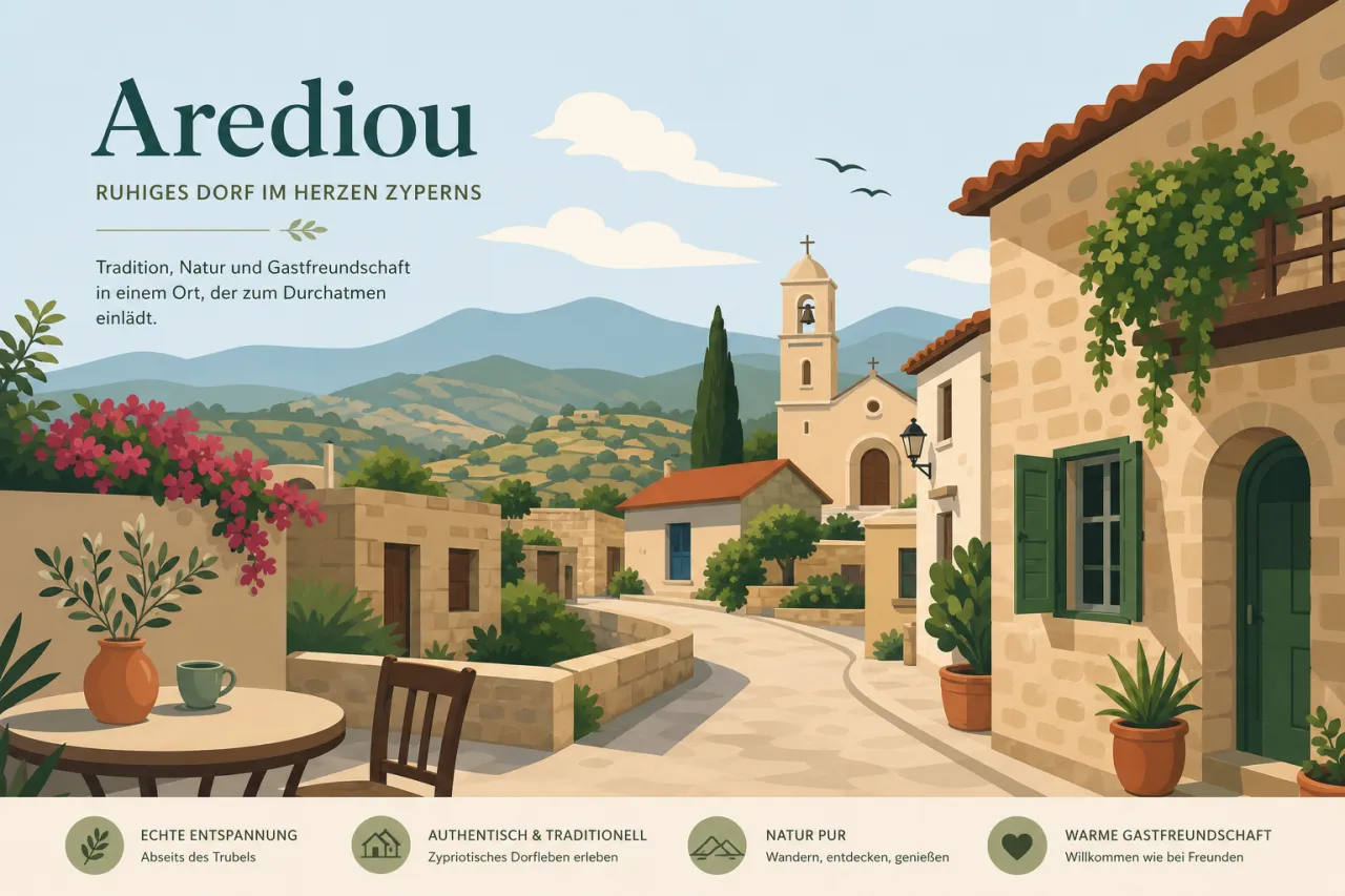 Arediou: Ein ruhiges Dorf mit beeindruckender Natur
