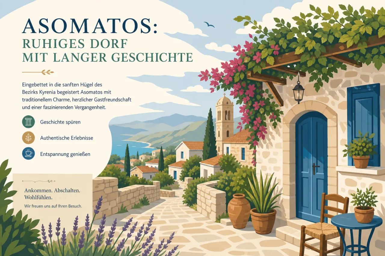 Asomatos: Ein ruhiges Dorf mit viel Geschichte