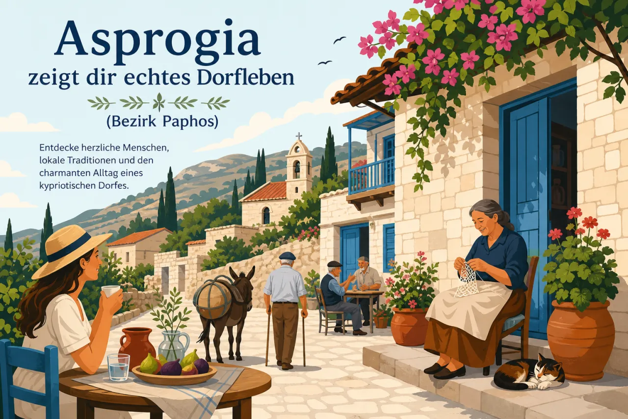 Asprogia: Authentisches zyprisches Dorfleben erleben