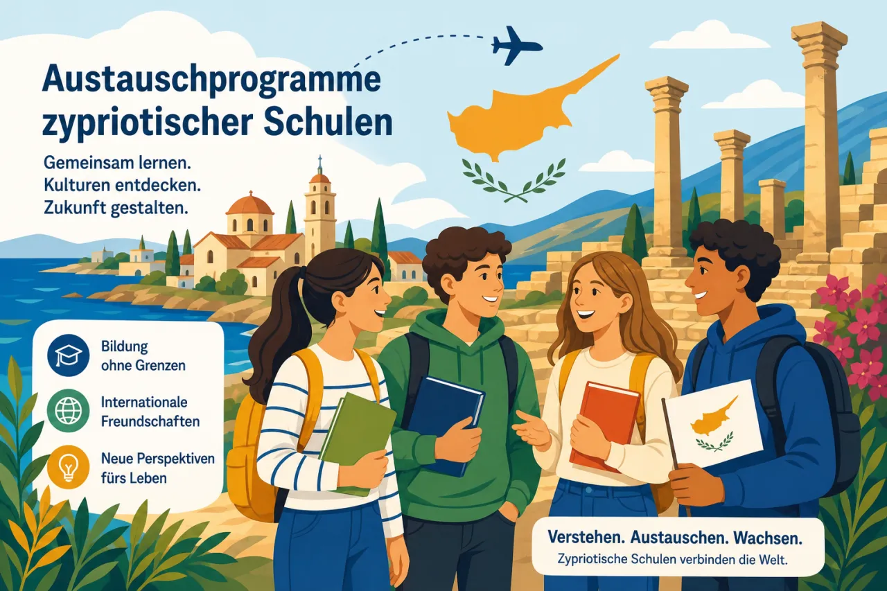 Austauschprogramme und internationale Partnerschaften zypriotischer Schulen