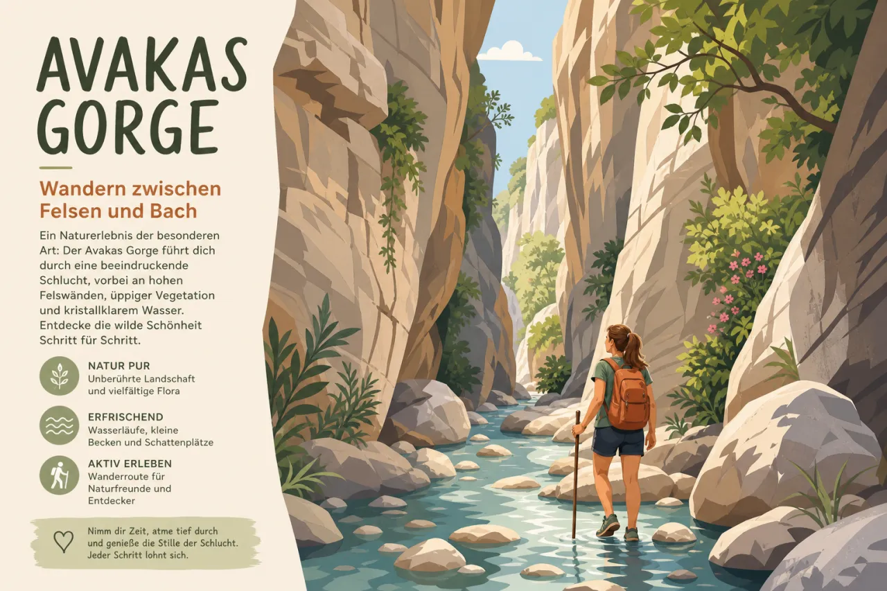 Avakas Gorge: Naturschönheiten und Wanderwege