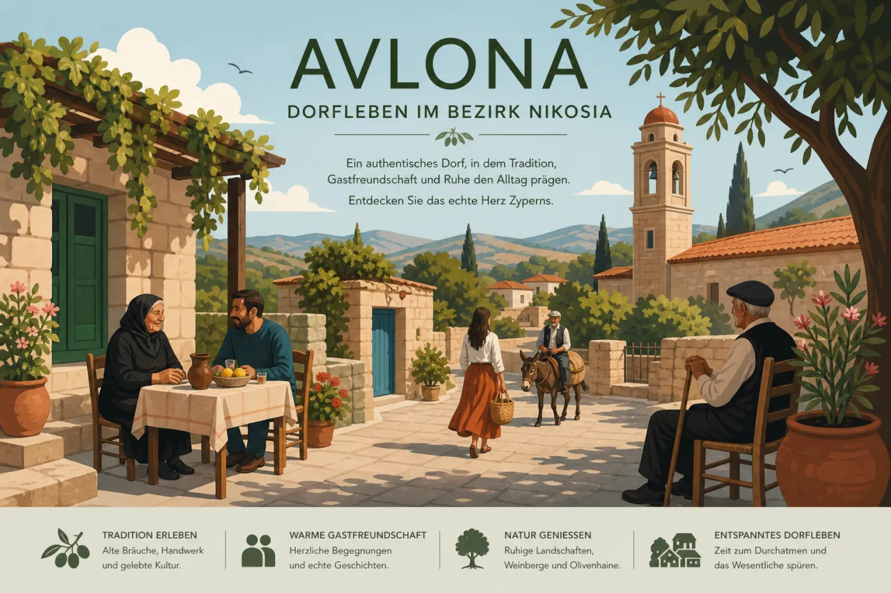 Avlona: Authentisches zyprisches Dorfleben erleben