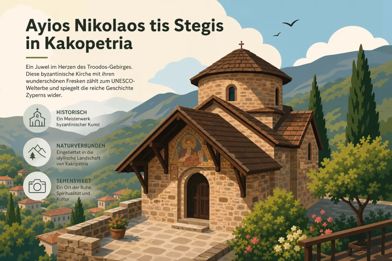Ayios Nikolaos tis Stegis: Byzantinische Kirche und religiöses Erbe