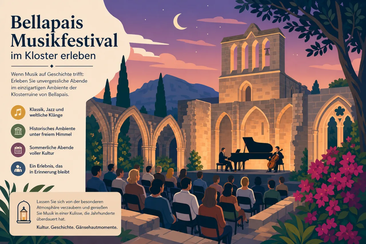 Bellapais Musikfestival: Klassische Klänge im historischen Kloster