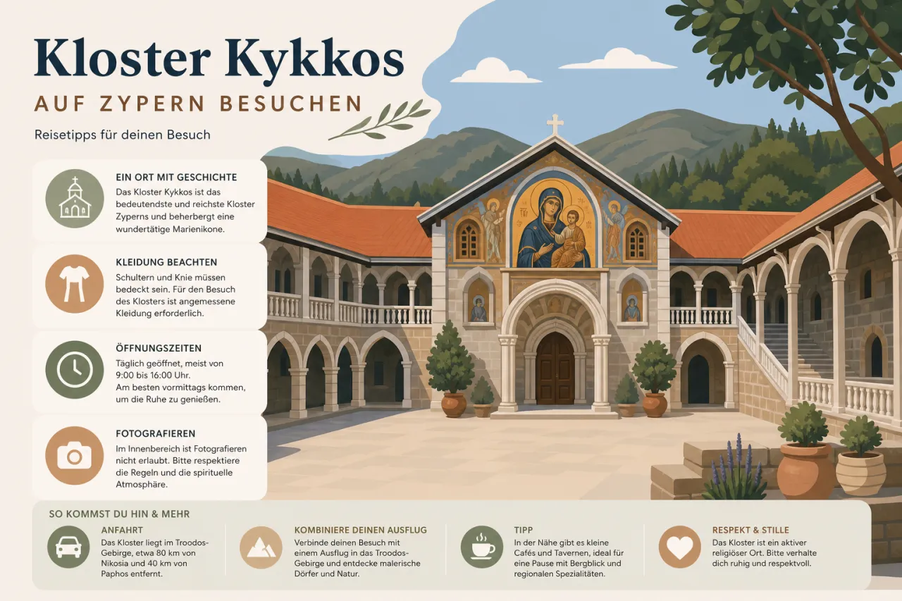 Besuche das Kloster Kykkos