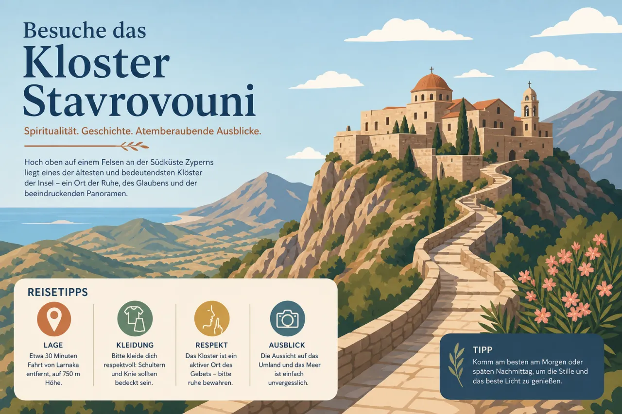 Besuche das Kloster Stavrovouni