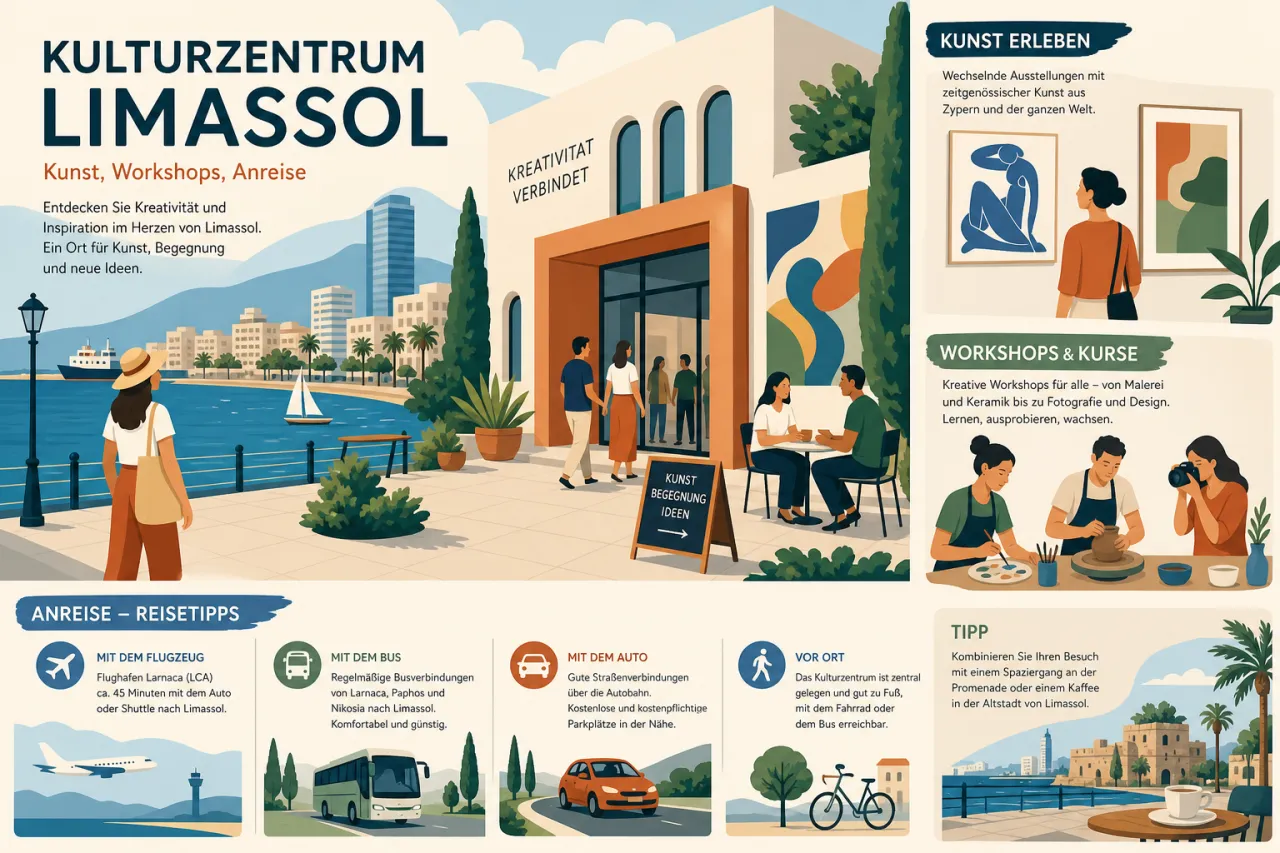 Besuche das Kulturzentrum in Limassol