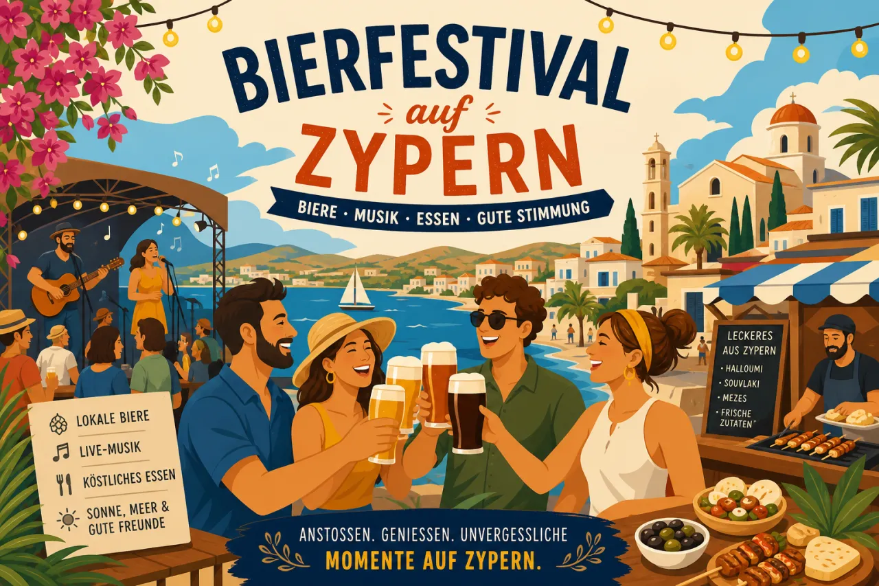 Bierfestival Zypern: Vielfalt der Biere und Feststimmung