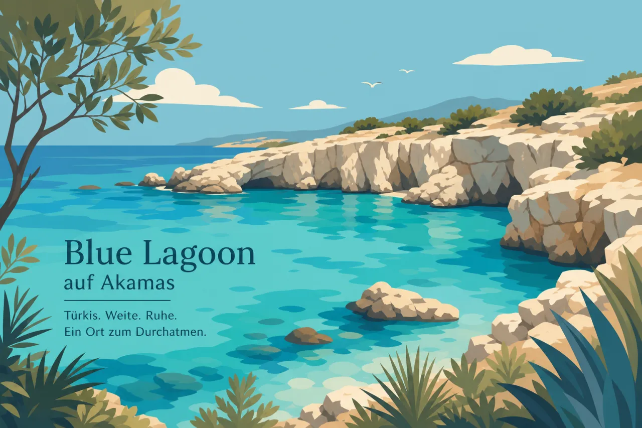 Blue Lagoon (Akamas Peninsula): Türkisblaues Wasser und atemberaubende Natur