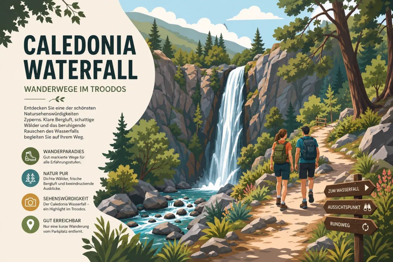 Caledonia Waterfall: Natürliche Wasserfälle und Wanderwege