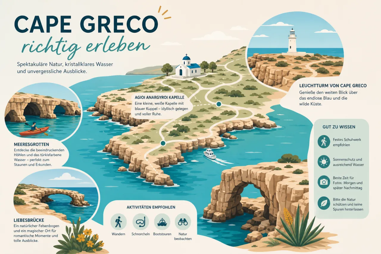 Cape Greco: Atemberaubende Klippen und Naturschönheiten