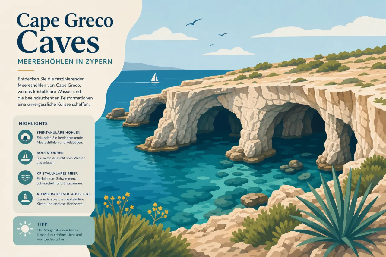 Cape Greco Caves: Beeindruckende Meereshöhlen und Naturschönheiten