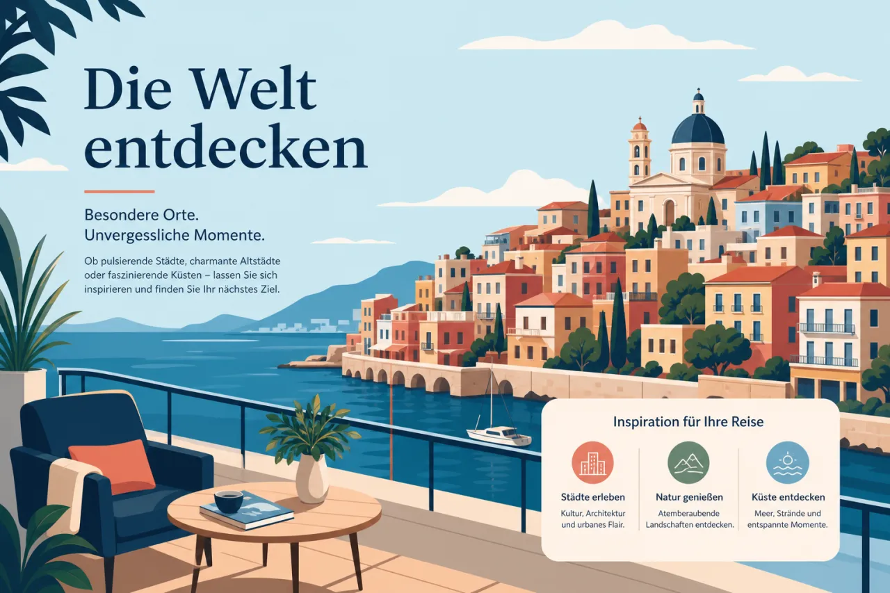 Reiseziele und Städte