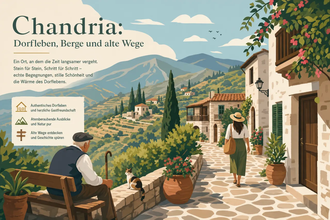 Chandria: Authentisches Dorfleben und malerische Landschaften