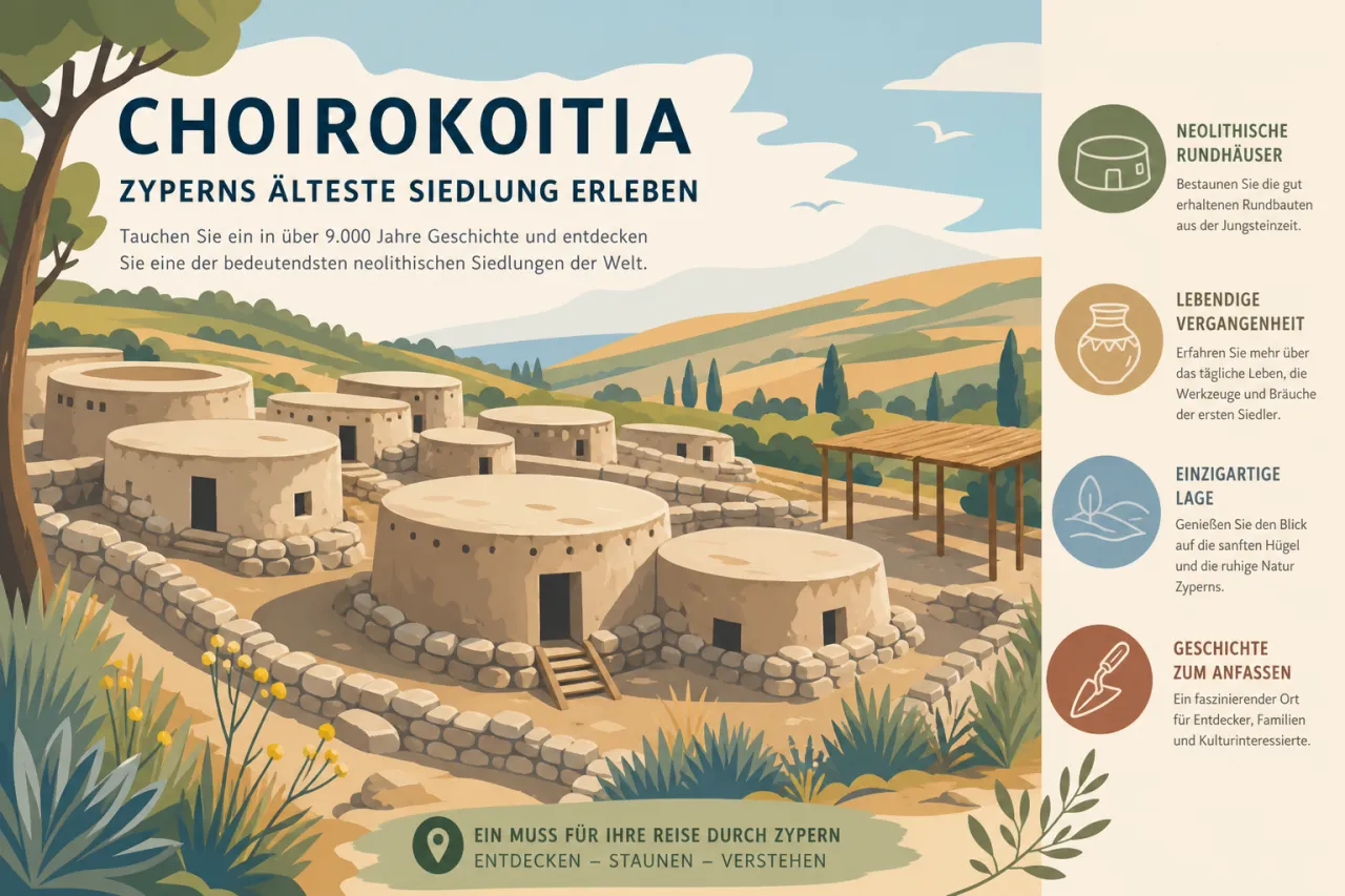 Choirokoitia: Prähistorische Stätte und archäologische Entdeckungen