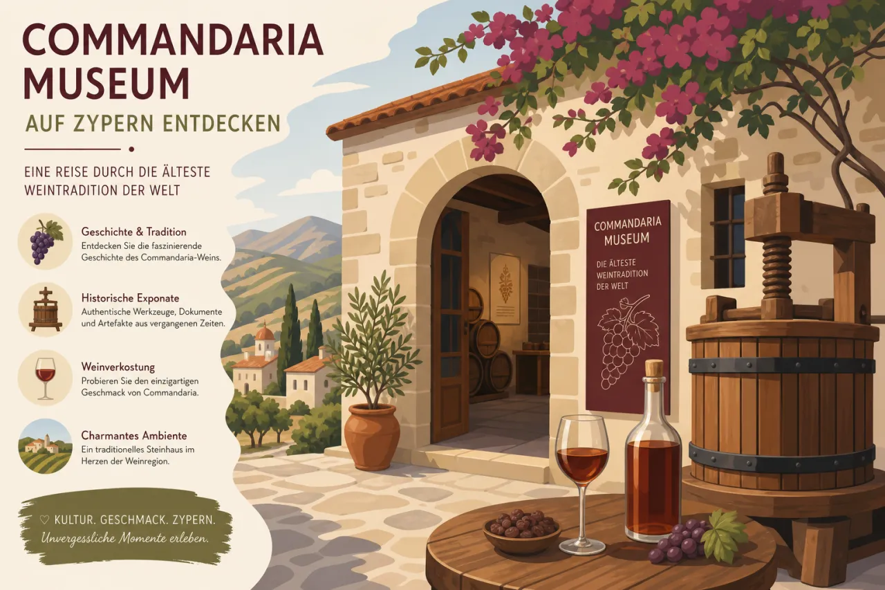 Commandaria Museum: Erfahre mehr über den traditionellen zypriotischen Wein
