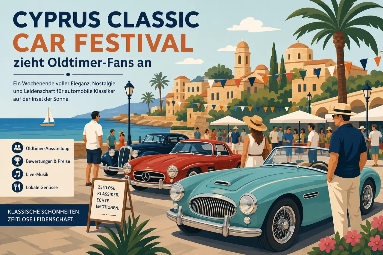 Cyprus Classic Car Festival: Nostalgie und glänzende Oldtimer