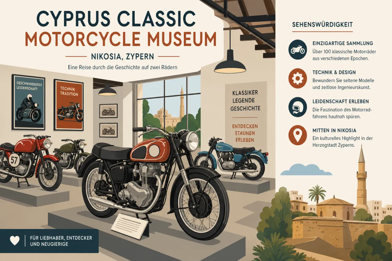 Cyprus Classic Motorcycle Museum: Historische Motorräder in Nikosia