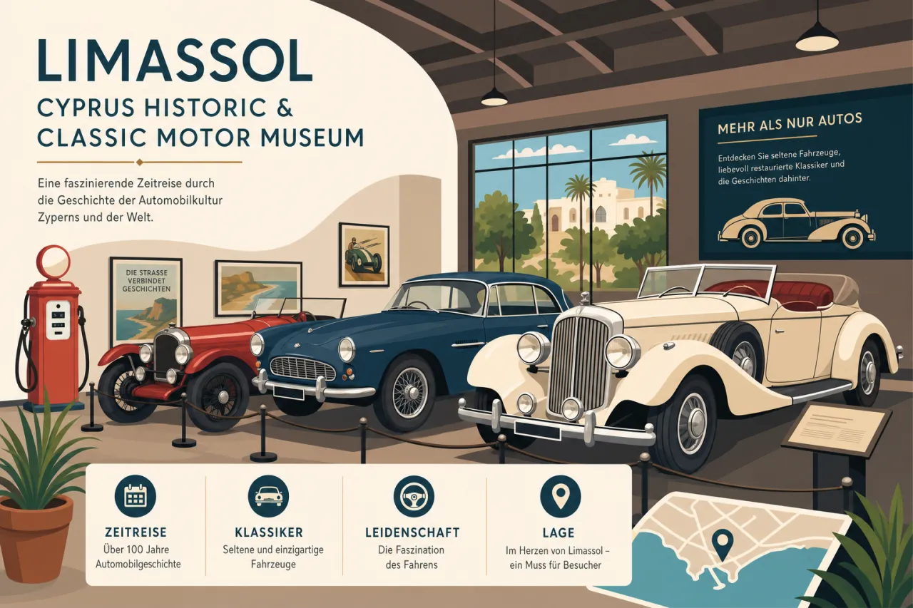 Cyprus Historic & Classic Motor Museum: Automobilgeschichte hautnah in Limassol