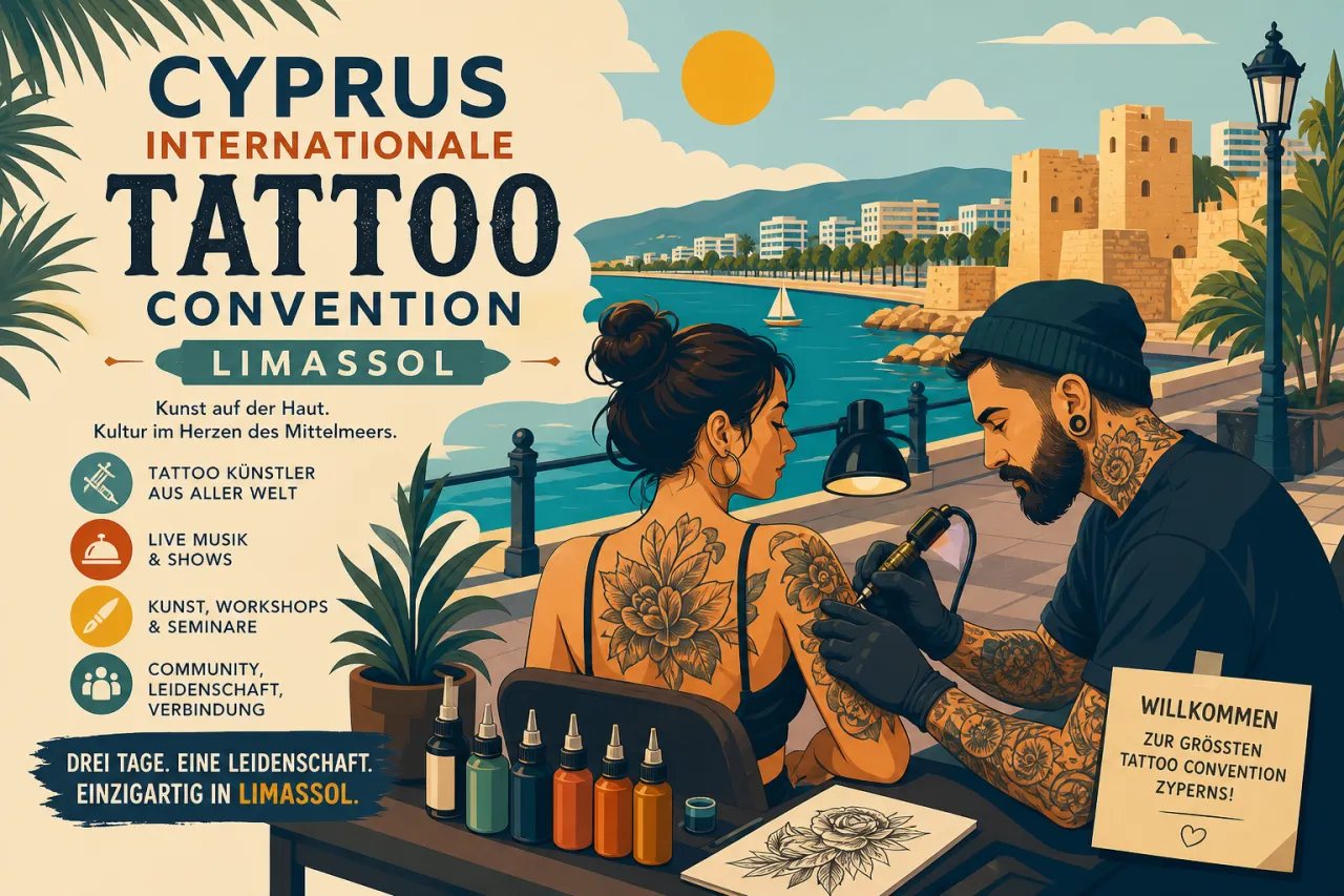 Cyprus International Tattoo Convention in Limassol: Kreative Tattoos und Künstler aus aller Welt