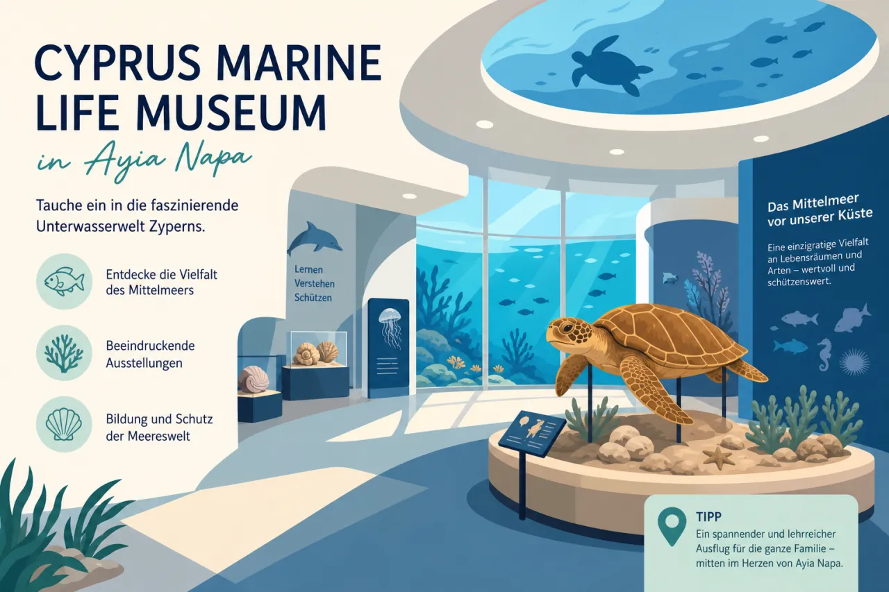 Cyprus Marine Life Museum: Meereslebewesen hautnah erleben in Ayia Napa