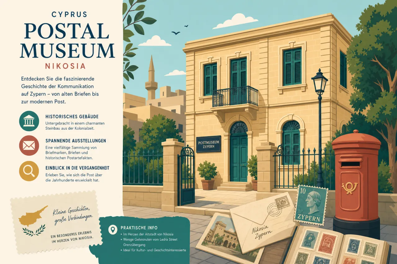 Cyprus Postal Museum: Postgeschichte und Ausstellungen in Nikosia