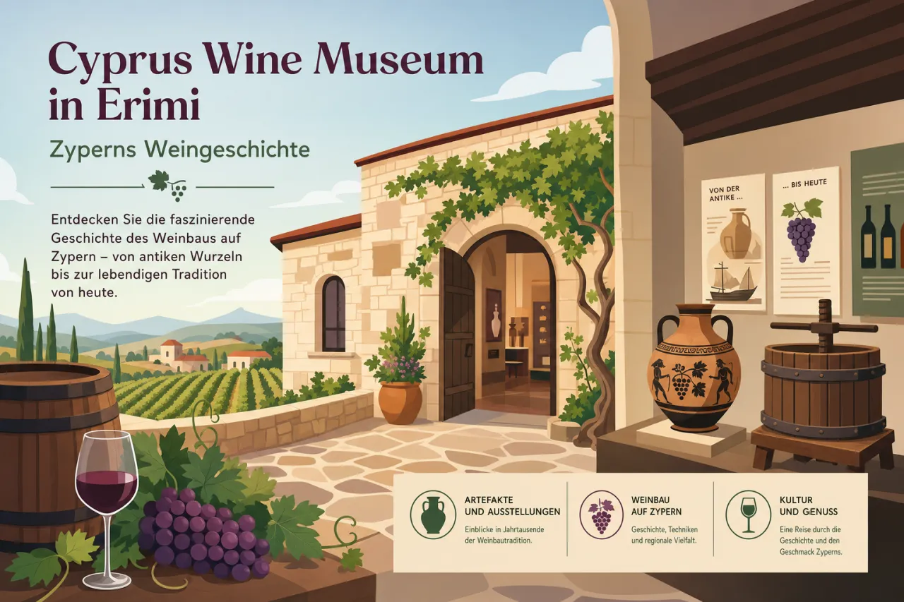 Cyprus Wine Museum: Erlebe die Weingeschichte Zyperns in Erimi
