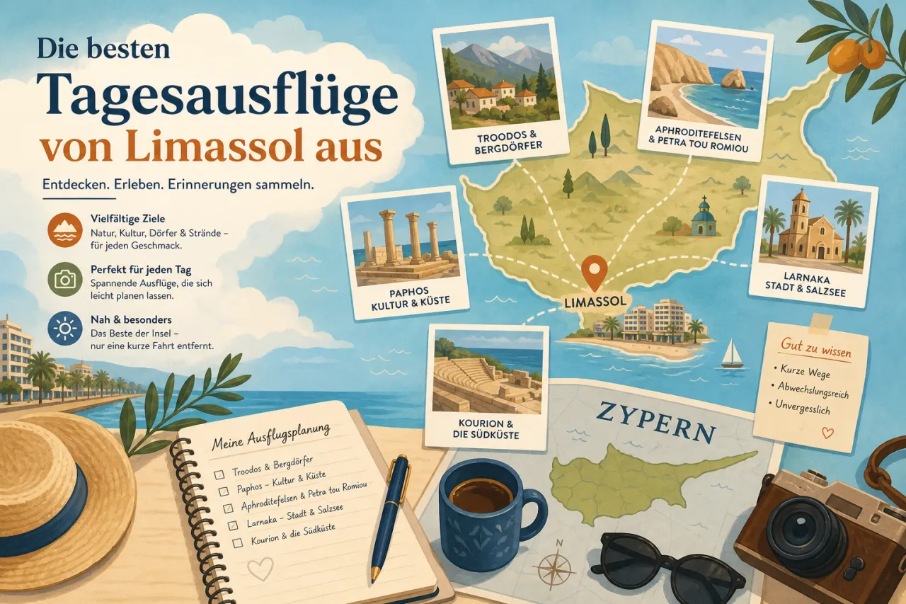 Die besten Tagesausflüge von Limassol aus